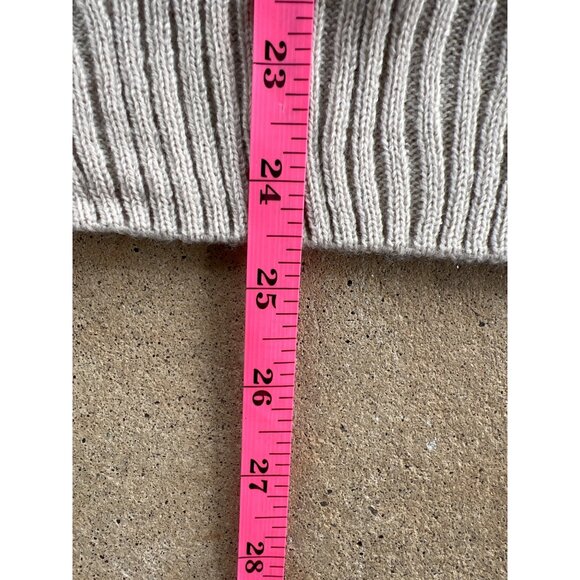 Vintage GFC Trading Co. Plaid Acrylic Crewneck Sweater Size L Beige/Green/Red O3 - Picture 4 of 4